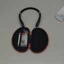 Bluetooth Headphones, Upgraded Foldable Wireless Neckband Headset with Retractable Earbuds, Noise Cancelling Stereo Earphones with Mic for Workout, Running, Driving (with Carry Case) (Black)