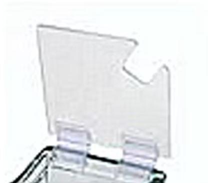 Cal-Mil Lid with Notch for 4" Square Glass Jars