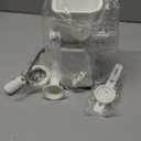 LHS Manual Meat Grinder with Stainless Steel Blades Heavy Duty Powerful Suction Base for Home Use Fast and Effortless for All Meats-White