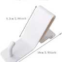 haowei Plastic Groove Plate Hooks, 8 Pack Black Plastic Heavy Duty Organization Hooks for Garage, Shop, Kitchen Toilet Small Item Pendants (White)