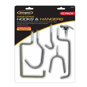 CargoLoc 10-piece Garage Storage Hooks & Hangers set