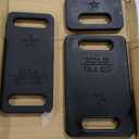 Yes4All Cast Iron Rucking Weight for Backpack, Training Weight Plate with Ergonomic Rounded Handle, Protective Glossy Finish for Weighted Walking, Hiking, Rucking, Resistance Workout, 10 LB