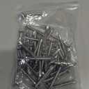 #10 x 1-1/2" Phillips Flat Head Sheet Metal Screws, Stainless Steel 410 Self Drilling Screws for Metal, Countersunk Head, Phillips Drive, Self Tapping, 50 Pack