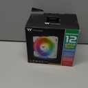 Thermaltake SWAFAN EX 12 ARGB PC Cooling Fan White, 3-Fan pcak, 500~2000 RPM, Magnetic Connection, Reversable Blades, sync with MB RGB Software, CL-F169-PL12SW-A, White