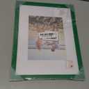 decorUhome 9x12 Picture Frame, Display Pictures 6x8 with Mat or 9x12 without Mat, Wall & Tabletop Display Photo Frame, Green, 1 Pack