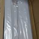 Nalwort Dock Bumpers 16 Feet and 24 Feet, Full Protection Dock Fender for Straight Edge and Side, Boat Dock Bumpers for Edging, Includes Mounting Screws, Black Gray Blue Brown Green Orange Yellow