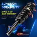 Front Strut Assembly & Sway Bar Links for 2006-2009 Ford Fusion 3L Mercury Milan Shock Absorbers Replace172261 4PCS