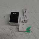 Window Camera 5MP 2K,2.4GHz & WiFi Indoor Cameras for Home Security,Window Security Camera with Mounting Sticker Al Color Night Vision,Person & Motion Detection (White) (Dark-black)