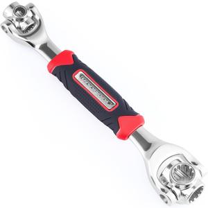 KOOPOOL Universal Wrench 52 in 1 Socket Wrench Tool with Multifunction 360 Degree Rotating Head, Tool Kit for Home and Car Repair, Tools for Men, Gifts for Men, Mens Stocking Stuffers