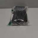 Hair Curlers Set with 24 Rollers (6 Jumbo, 6 Large, 6 Medium, 6 Small) and 24 Clips for All Hair Lengths (Black)