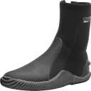 Cressi Adult Unisex Crew Water Boots for Scuba Diving, Surfing, Canyoning, 3 mm Neoprene Thickness  (US Man 6 | US Lady 7, Black/Black)