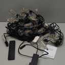 Outdoor Lights String Patio Outside - 100ft 30M LED Waterproof Light - Hanging Lighting ST38 Shatterproof Edison Bulb Deck Backyard Gazebo Balcony Party Bistro Cafe Pergola Garden Yard Porch Dimmable