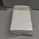 100 Pack Disposable Paper Napkins, Soft and Absorbent Hand Towels for Bathroom Decorative Napkins with Gold Trim 12.9"x15.6" Unfold, Ideal for Party, Wedding, Baby Shower Events