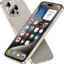 Dummy Fake Phone Model, Looks Like The Real Phone Compatible with Phone 15 Pro max, for Cell Phone Store Display or Send a Toy Phone 15 Promax for Kids (Titanium Rainbow Front)