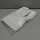 Amoretu Women's Stretchy Ruched Slim Fit Shirt Long Sleeve Going Out Fitted Tops (White, XXL)