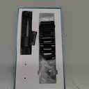 Lerobo Stainless Steel Band Compatible with Samsung Galaxy Watch 8 7 6 5 4 FE 40mm 44mm 45mm/Galaxy Watch 8 Classic 6 4 Classic 43mm 47mm 42mm 46mm, 20mm Metal Replacement Band for Men Women (Black)