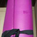 CAP Barbell 1/2-Inch High Density Exercise Yoga Mat with Strap | Multiple Options