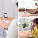 Kindle Pillow Stand Holder for Reading in Bed, Tablet iPad Pillow Stand for Lap Compatible with 4.7"-13" Phone, Tablet, iPad, iPhone, Google, Kindle, Samsung(Pink)