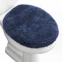 Soft Microfiber Toilet Seat Cover 17.5" x 15" Machine Washable