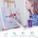 Watercolor Paint Set 50 Colors, Travel Watercolor Set with Portable Carrying Case, Papers, Brushes and Accessories, Ideal for Artists, Amateur Hobbyists and Painting Lovers (36 Regular + 10 Metallic +4 Fluorescent)