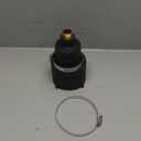 Qualirey 1 Pack Pest Control Exhaust Pipe Attachment Transport Exhaust from Car to Underground for Killing Outdoor Rodents Such as Moles, Gophers (FIT for Pipe in 2"-2.4"/ 3"-3.5" Diameter) (Black)