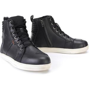 Milwaukee Leather MBM9114 Men's Black Waterproof Leather Street Riding Shoes with Shift Protection and Ankle Support Size 11