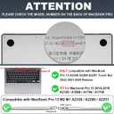 Compatible with MacBook Pro 13 inch Case 2022 2021-2016 A2338 M2/M1 Chip A2251 A2289 A2159 A1989 A1706, Pattern Plastic Hard Shell Keyboard Cover Screen Film Webcam Cover, Astronaut Earth