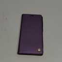 Wallet Case for Samsung Galaxy S25 Ultra Compatible with Magsafe, 2-in-1 PU Leather Flip RFID Blocking Card Holder Stand Shockproof Magnetic Detachable Cover for Galaxy S25 Ultra, Purple