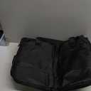 Lunch Tote Bag for Women with 15.6" Laptop Compartment, Work Tote Bag with Insulated Lunch Compartment, Large Casual Canvas Handbag Luncg Bags for Nurse, Teacher, Office, Travel, Beach, Jet Black