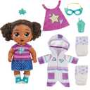 Baby Alive Super BFF Tilly Tinker Black Hair Dress Up Baby Doll Playset, 11 Inches, Toys for 3 Year Old Girls & Boys & Up 