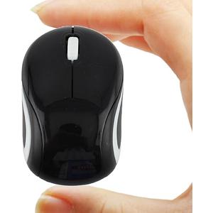 Wireless Mouse Cute Mini Computer Mouse for LaptopSmall Size Pocket Portable Compact Travel USB Optical Mice 3 Buttons 1000 DPI Cordless Mouses for PC Computer Notebook MacBook Kids Girl Gift(Black)