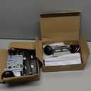 Mortise Lock Set for Interior Door, Vintage Door Knobs with Lock and Skeleton Key, Antique Door Knobs Oil Rubbed Bronze Finish