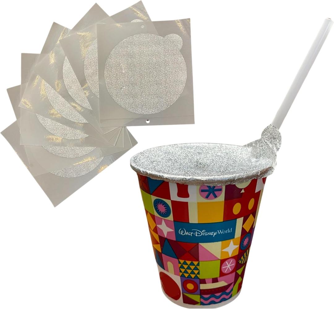 Universal Cup Lid. Vacation Essentials Cruise Must Haves and Disney World Essentials and DisneyLand Essentials. Cruise Necessities for Parents and Adults with Kids (50 Pack)