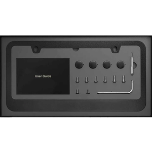 Black License Plate Frame