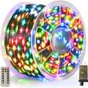 Domolli Christmas Lights 1200 LED 394 FT, IP67 Waterproof Christmastree Lights with 8 Modes, Remote Control 3 Timers & Memory Function Xmas Decorations for House and Holiday (Multicolor)