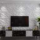 Art3d Decorative 3D PVC Wall Panel for Interior Dcor, 12-Pack 19.7 x 19.7 in., 32 Square Feet, Stripes