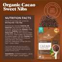 Navitas Organics Cacao Nibs  Sweetened Dark Chocolate Crunch  Antioxidants, Minerals, Fiber  For Trail Mix, Baking & More  USDA Organic, Fairtrade, Non GMO, Gluten Free, Non-alkalized (8oz. Bag 57 Servings) (8 Ounce (Pack of 1))