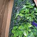 ODTORY Artificial Ivy Hedge Fence, 48X120 in (40 sqft) Greenery Roll UV-Anti Privacy Wall Screen, Faux Plant Panels, Boxwood Backdrop,Green Vine Leaf Hedge Fence, Indoor Outdoor Home Decor
