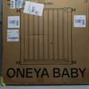 29.92-48" Baby Gate for Stairs & Doorways Pressure Mounted Auto Close | No-drill Easy Install Dog Gate, Walk-through Safety Child Gates Design for Toddler & Pet/Puppy, Indoor, 30" Tall Dual-lock