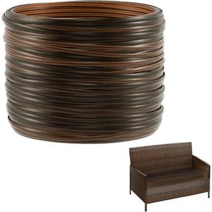 Biggun 230ft Wicker Repair Kit - Rattan Patio Chair Sofas Repair Supplies for Outdoor Lawn Furniture, Premium New Materials Basket Weaving Webbing Replacement Parts