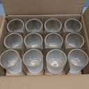 Homemory 24 Pcs Glass Votive Candle Holders, Clear Tealight Candle Holder, Vintage Candle Holders Bulk for Table Centerpieces, Christmas, Baby Shower, Birthday, Wedding