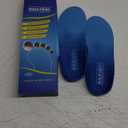 Plantar Fasciitis Feet Insoles Arch Supports Orthotics Inserts Relieve Flat Feet, High Arch (Mens 9-9 1/2 | Womens 11-11 1/2) (New Blue)