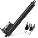 DC HOUSE Linear Actuator 12V 1000N High Speed 10 Inch 10" Motor 14mm/s with Mounting Brackets Blcak