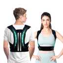 Lexniush Professional Posture Corrector for Men and Women - Updated Back Posture Brace, Support Straightener for Spine, Back, Neck, Clavicle and Shoulder, Improves Posture and Pain Relief