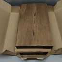 BGMG Wood Floating Shelves 12 inch,Black Floating Shelves,Solid Wood Wall Shelves for Bathroom Living Room Bedroom Kitchen Farmhouse Set of 2-12x 6.7 x1.25 inch