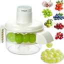 Automatic Grape Peeler Machine, Electric Garlic Peeler & Cherry Tomato,Cordless Electric Grape Peeling Machine for Fruit & Vegetable-Rechargeable Garlic Peeler Skin Remover for Home Kitchen Outdoor