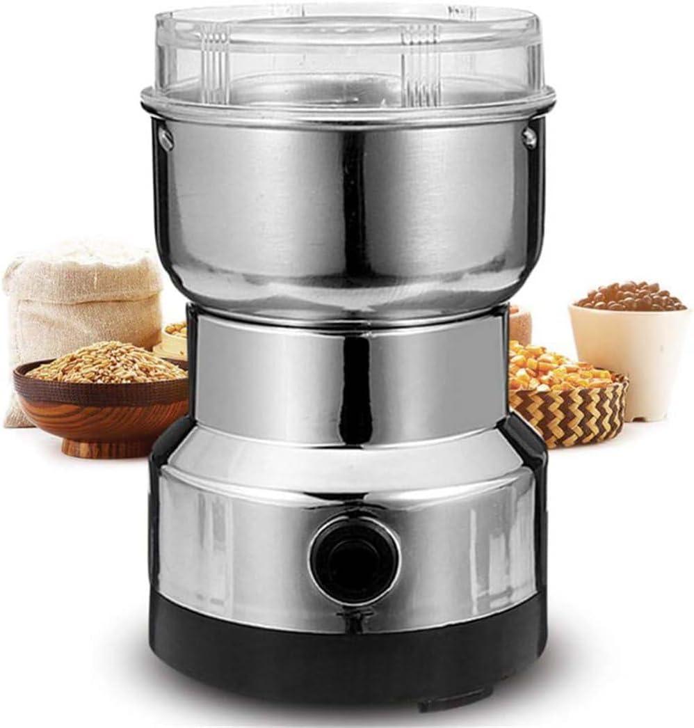 Multifunctional Electric Coffee Grinder, 150W Spice Grinder Stainless Steel, One-Touch Control Coffee Bean Grinder, Compact Grinding Tools for Spices, Pepper, Herbs, Nuts