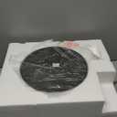 BOBOMOMO 62" Rustic Floor Lamp for Living Room, Retro Farmhouse Floor Lamp Rotary Switch, Resin Standing Lamp for Living Room, Corner, Dining Room, Bedroom, House (Light Walnut)