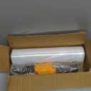 Cosy Family Plastic Wrap Stretch Film Roll - 1000ft 60 Gauge Industrial Strength 15 inch Wide Clear Plastic Wrap Roll with Handles for Pallet Wrapping Shipping Moving - Clear, Pack of 1