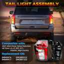 84849417 LED Tail Light Assembly Fit Chevrolet Tahoe Suburban LS LT RST Z71 2024 2023 2022 2021 Chevy Rear Taillight Assembly GM2801322 (RH 2021-2024)